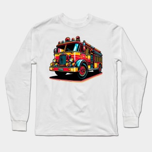 Fire Truck Long Sleeve T-Shirt